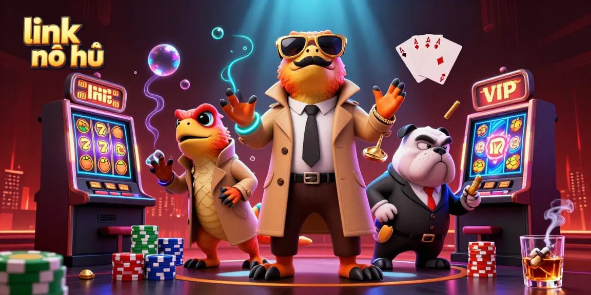 Engage in thrilling casino action with link nổ hũ as raptors sneak into a VIP lounge.