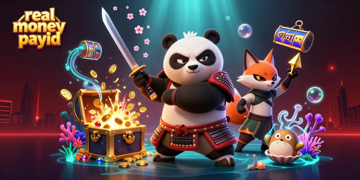 Spin real money pokies payid with our vibrant gaming characters in a dynamic casino scene.