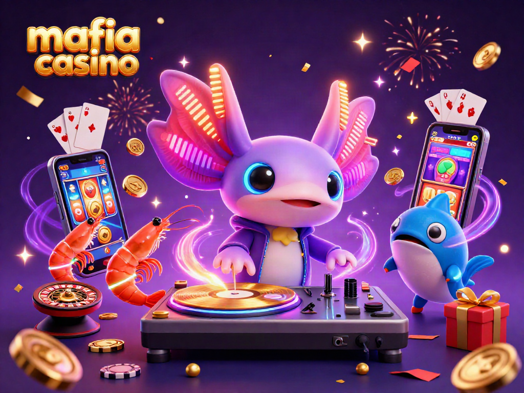 Mafia Casino highlights vibrant gameplay, featuring dynamic characters in a thrilling casino setting.