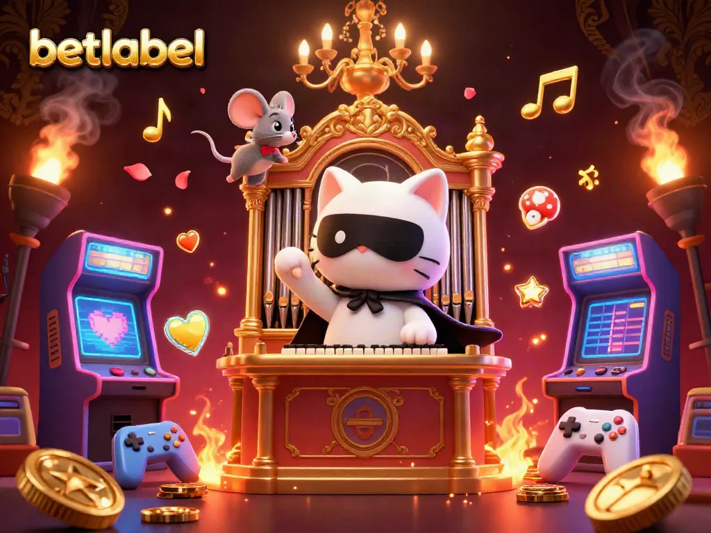 Engage in the vibrant world of betlabel with 3D casino characters, arcade games, and dynamic elements.